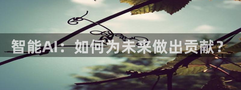 智能AI：如何为未来做出贡献？